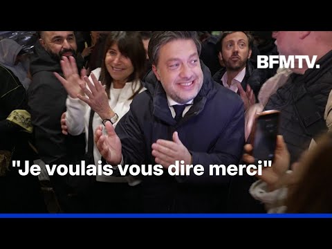 (election municipale): Municipales 2026: Benoît Payan célèbre sa victoire sur le Vieux Port de Marseille