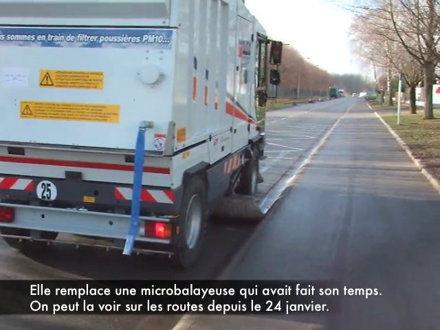 Dailymotion Cambrai : une nouvelle balayeuse municipale